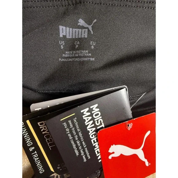 Puma Train PWR Shape 7/8 Leggings Womens Size S Rose Gold Giraffe Print-971 - Picture 8 of 9